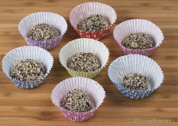 Biover Superfood Supertruffels (bessen, lijnzaad, chia, cacaonibs, hennepzaad)