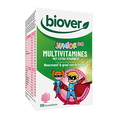 Junior Multivitamines Extra D - Frambozensmaak